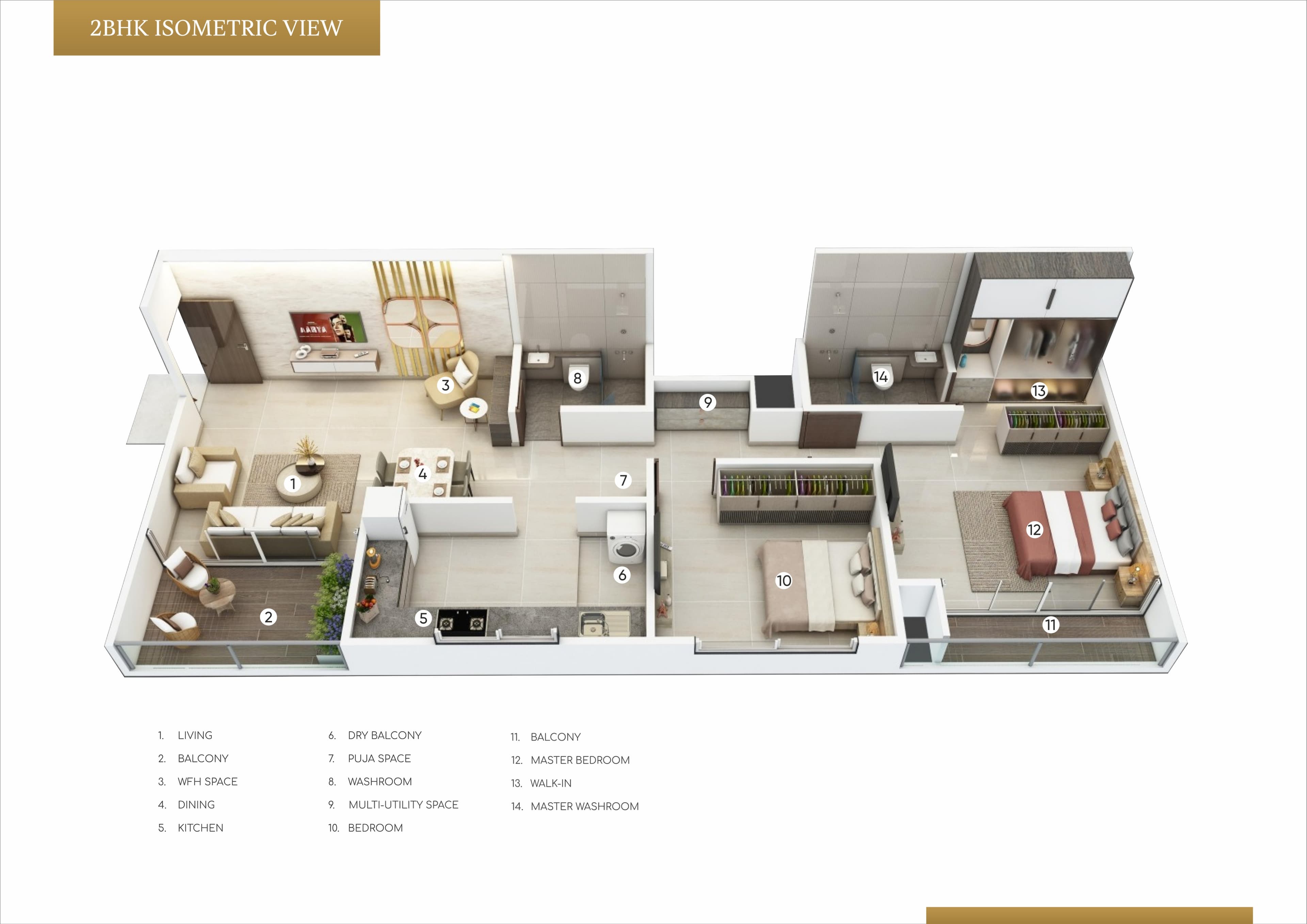 Kimaya One Balewadi - Biggest Carpet Area 2 BHK Apartments